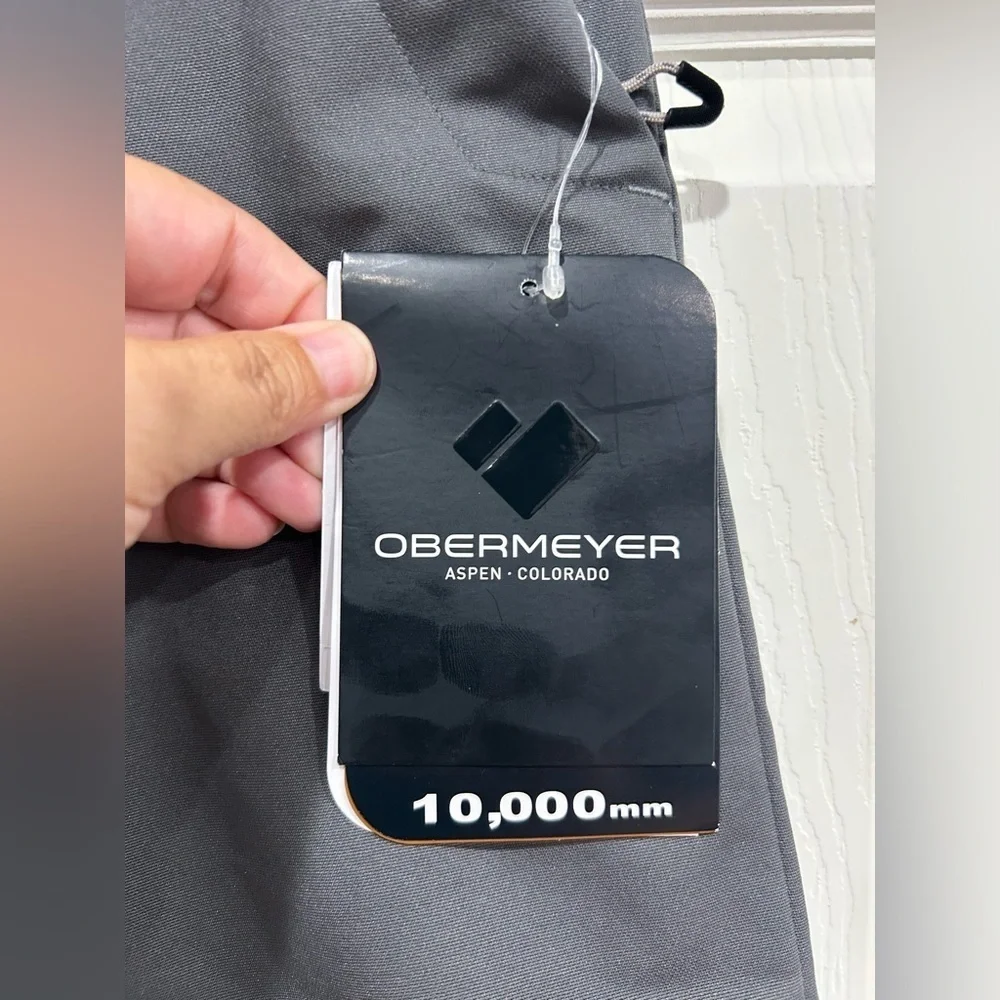 Obermeyer Boys Size Teen XS 9 Brisk Snow Pants Grey NWT Ski Snowboard